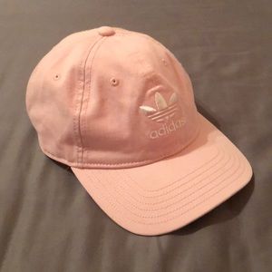 Pink Adidas Relaxed Strap-Back Hat